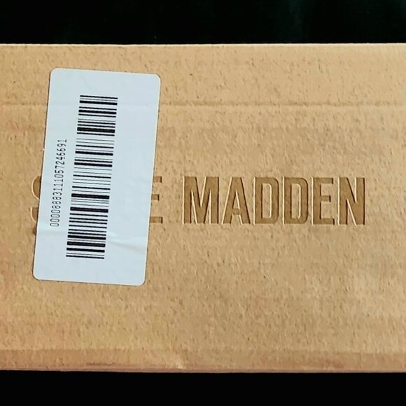 Steve Madden Zebra-Print Cow Hair Pointed-Toe Ruched Slingback Ballet Flats - Picture 9 of 9